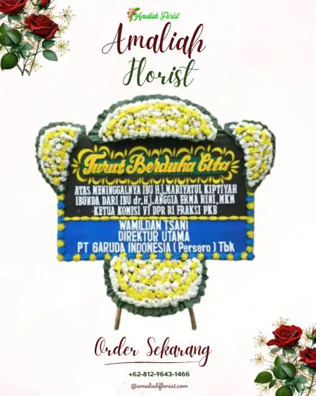 Papan Bunga Duka Wedding Outdoor Kepulauan Seribu